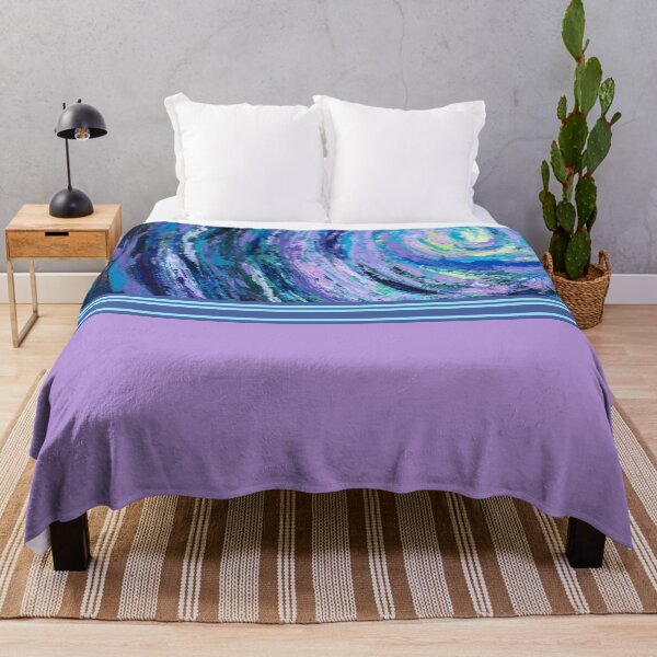 Item preview, Radiate, Purple and Teal Stripes by Courtney Hatcher designed and sold by cghatcherart.