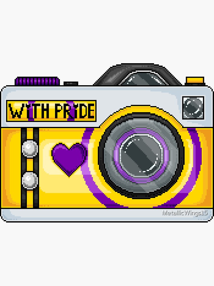 Intersex Pride Pixel Camera