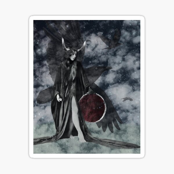 Queen of the Ravens Sticker