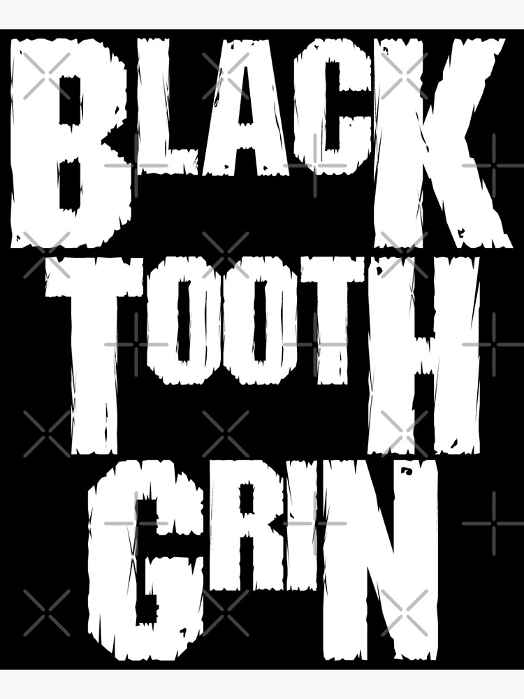Black Tooth Grin White Photographic Print For Sale By Flat,750x,075,f Pad,750x1000,f8f8f8