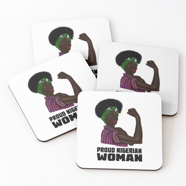 Item preview, Proud Nigerian Woman Nigeria flag Pride Afro Black Girl  designed and sold by Logiamerch.