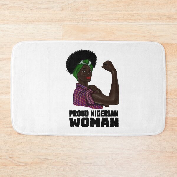 Item preview, Proud Nigerian Woman Nigeria flag Pride Afro Black Girl  designed and sold by Logiamerch.