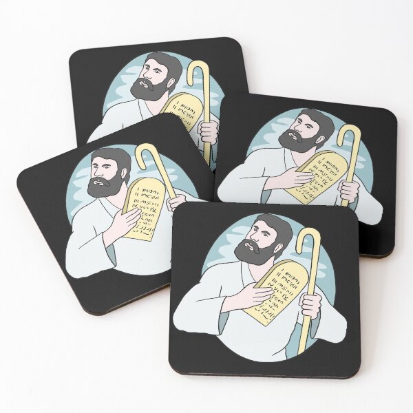 Item preview, Moses with the 10 Amendments - Judaism designed and sold by isstgeschichte.