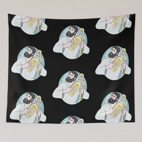Item preview, Moses with the 10 Amendments - Judaism designed and sold by isstgeschichte.
