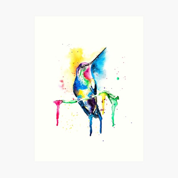 Humming Bird Art Print