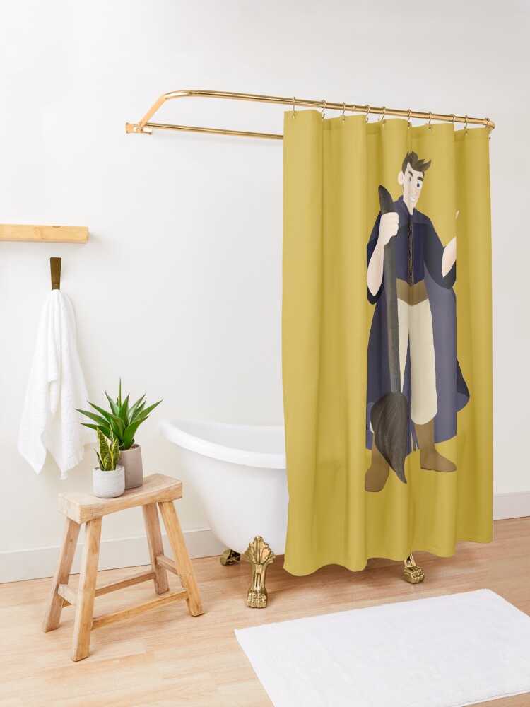 Rideau de douche ''Sorcier' : autre vue