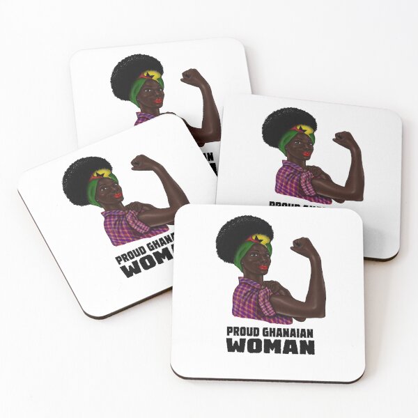 Item preview, Proud Strong Ghanaian Woman Ghana Flag  designed and sold by Logiamerch.