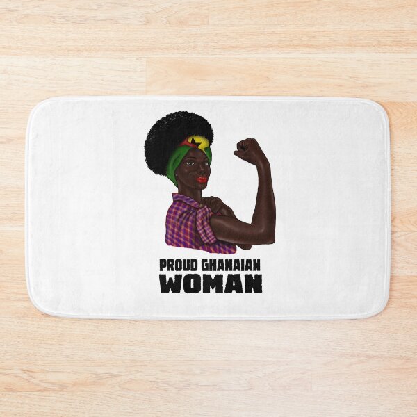 Item preview, Proud Strong Ghanaian Woman Ghana Flag  designed and sold by Logiamerch.