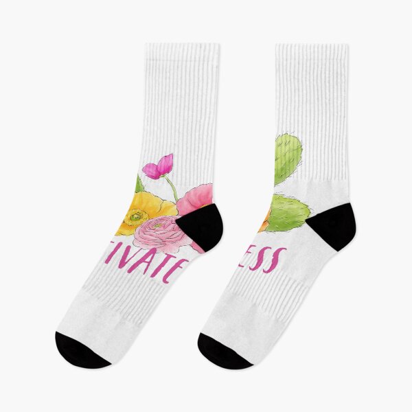 Item preview, Cultivate Kindness: flowers with cactus designed and sold by gsproductsgs.