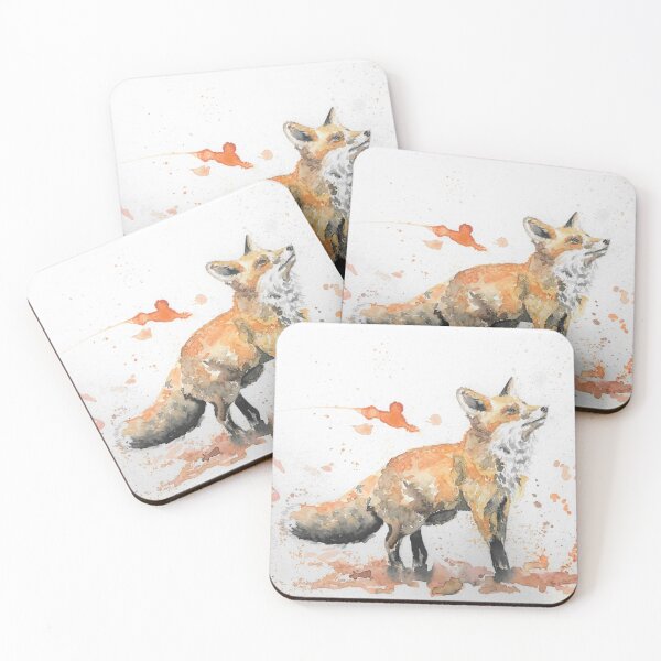 Item preview, Fox Watercolour designed and sold by RuggedTrailArt.