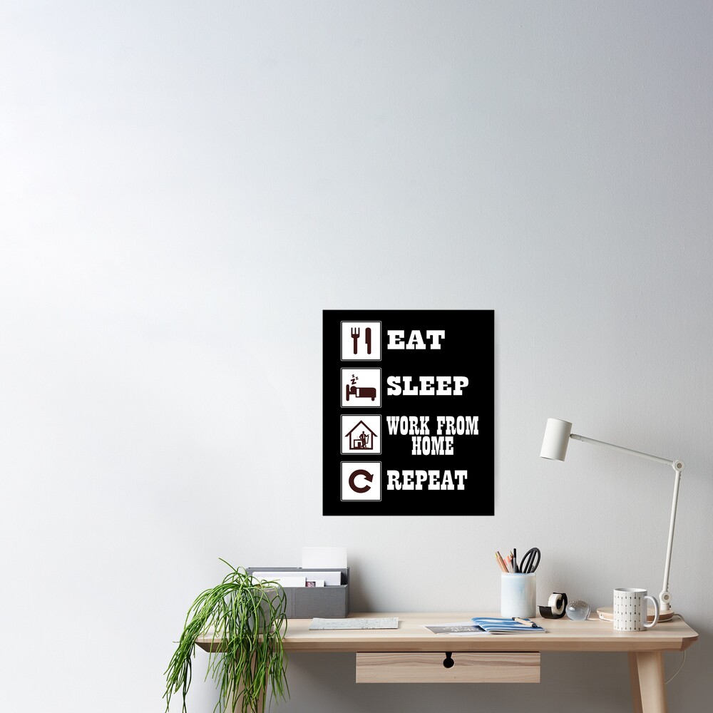 Work From Home Gifts Men Home Office Gifts Self Employed Sticker
