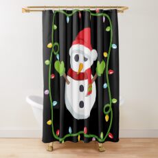 OMG Santa Coming Shower Curtain