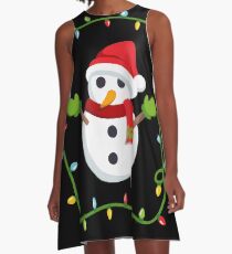 OMG Santa Coming A-Line Dress