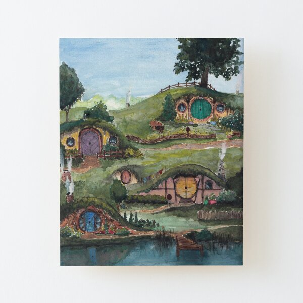 The Shire Wood Mounted Print