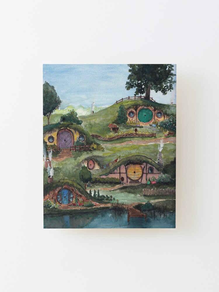 Alternate view of The Shire Mounted Print