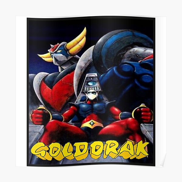 Goldorak Poster By Petitpingouin Redbubble