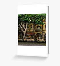 The Yellow House, Potts Point Greeting Card