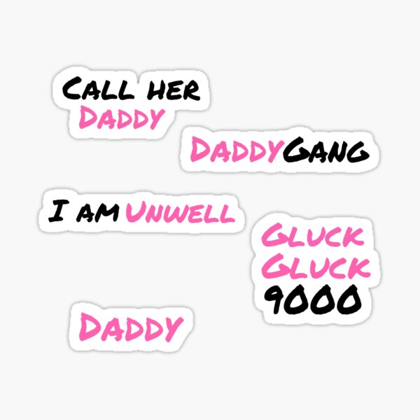 Item preview, Call Her Daddy Sticker Pack designed and sold by kendylmccartney.