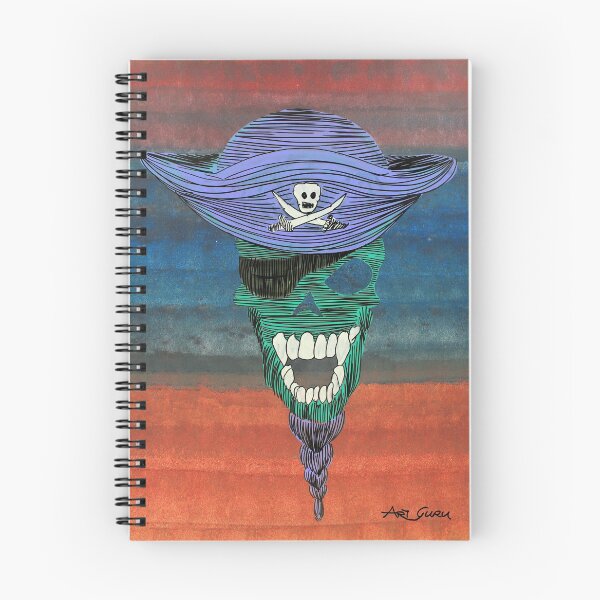 Item preview, Pirate Skull By ArtGuru 9153 - Acrylic On paper designed and sold by Art Guru.
