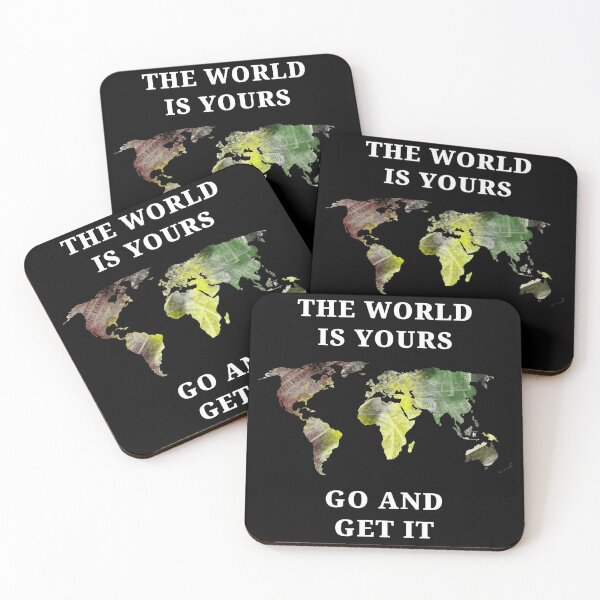 Item preview, The world is yours - go and get it designed and sold by kailukask.