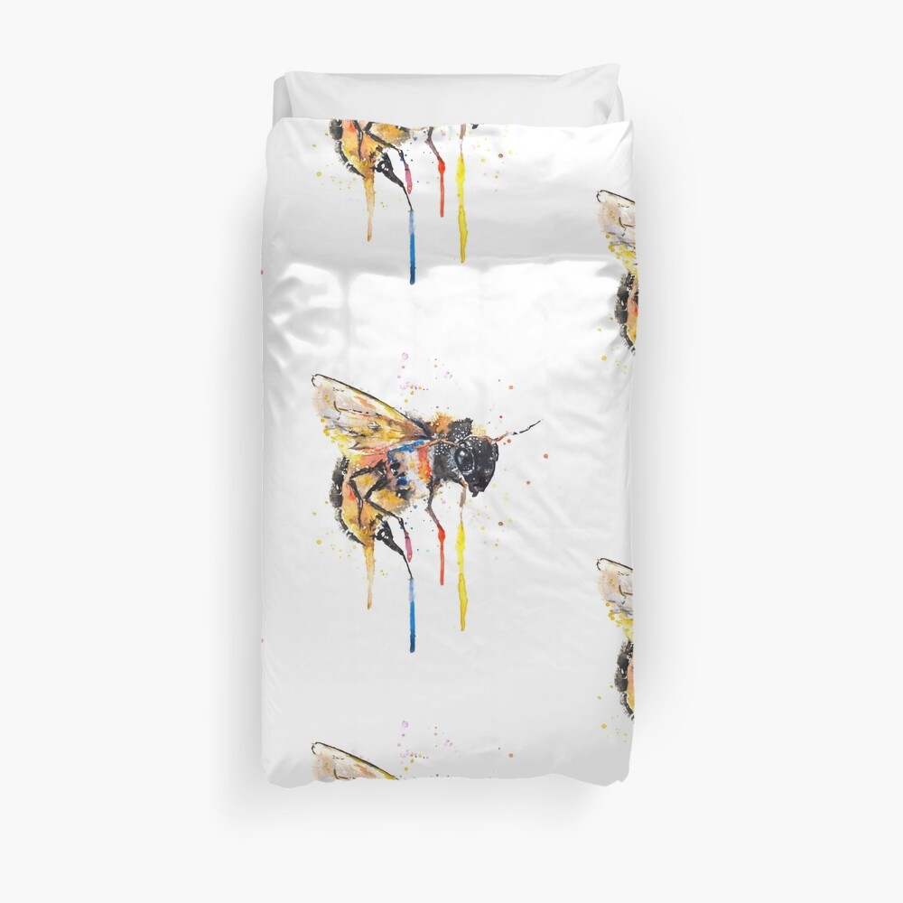 Don`t Worry BEE happy Duvet Cover