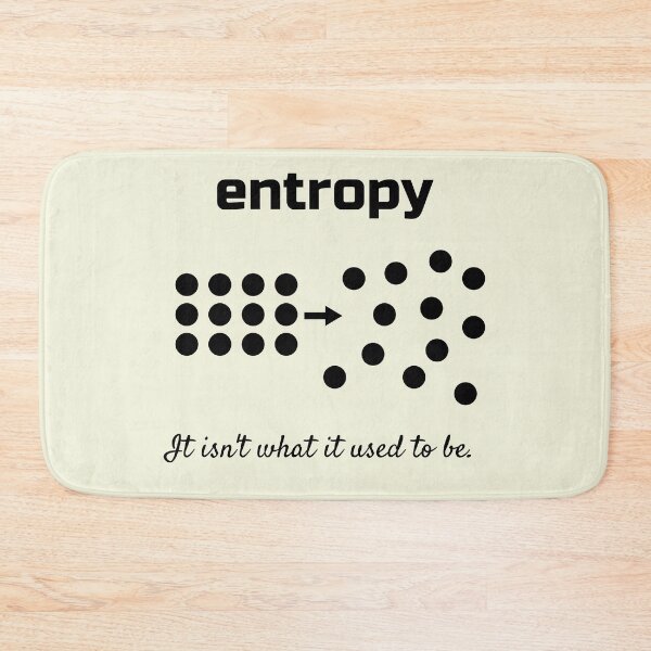 Item preview, Entropy: It isn't what it used to be (black text) designed and sold by BuyMe1.