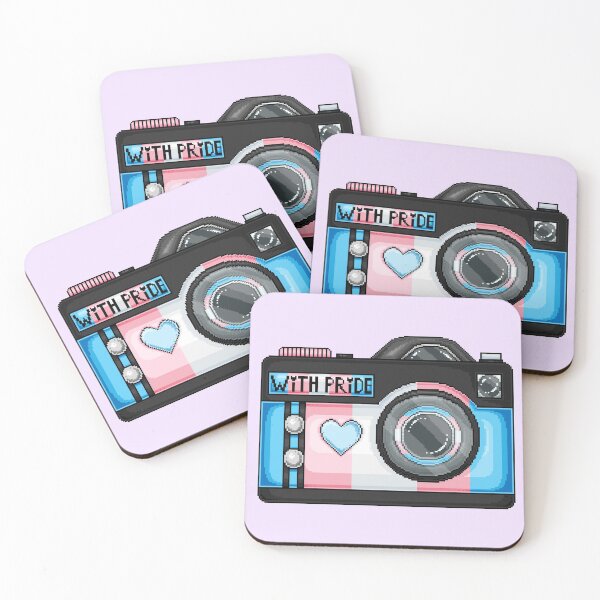 Item preview, Trans Pride Pixel Camera designed and sold by MetallicWings15.