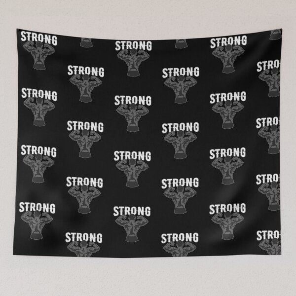 Item preview, Fitness Strong Flexing Big Muscles Buff Guy designed and sold by ripsydesigns.