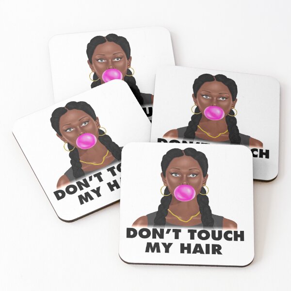Item preview, Don't Touch My Hair Big Afro Melanin African Black Gril Magic  designed and sold by Logiamerch.
