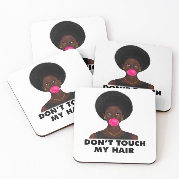 Item preview, Don't Touch My Hair Big Afro Melanin African Black Gril Magic  designed and sold by Logiamerch.