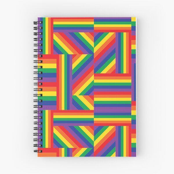 Item preview, Geometric modern Rainbow Pride Pattern designed and sold by StudioUnrefined.