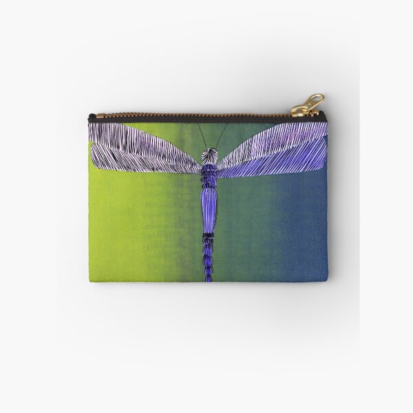 Item preview, Dragonfly With Wings of Violet By ArtGuru 9170 - Acrylic On Paper designed and sold by Art Guru.