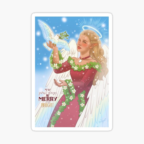 May Your Days Be Merry and Bright Sticker