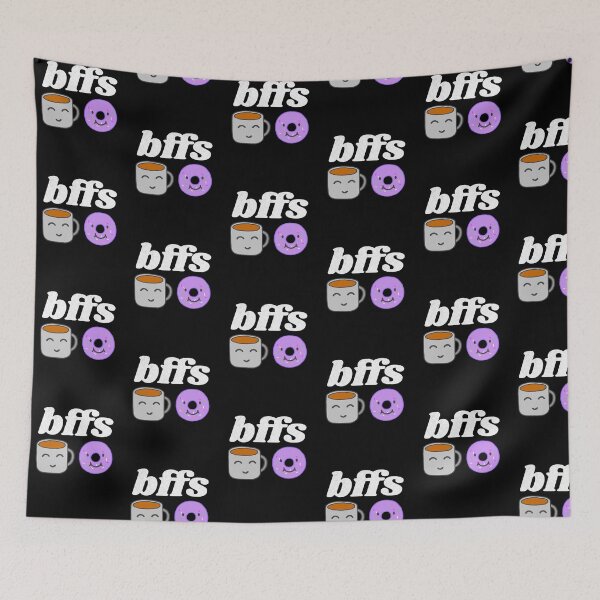 Item preview, Coffee And Donut Best Friends For Life Funny Novelty designed and sold by ripsydesigns.