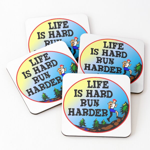 Item preview, LIFE IS HARD • RUN HARDER designed and sold by GorillaFarm.