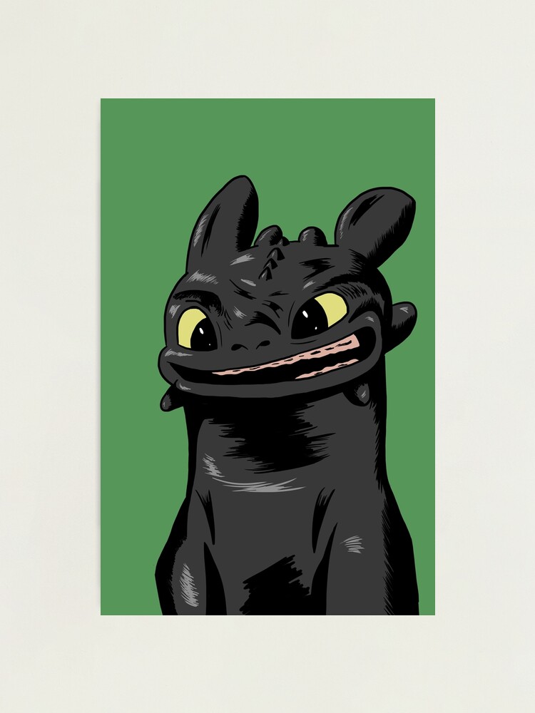 Toothless Dragon Smile Drawing