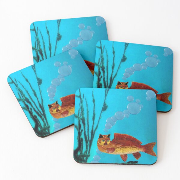 Item preview, Gold Fish Kitty designed and sold by Loveday Funck.