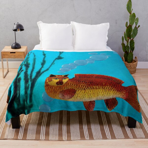 Item preview, Gold Fish Kitty designed and sold by Loveday Funck.