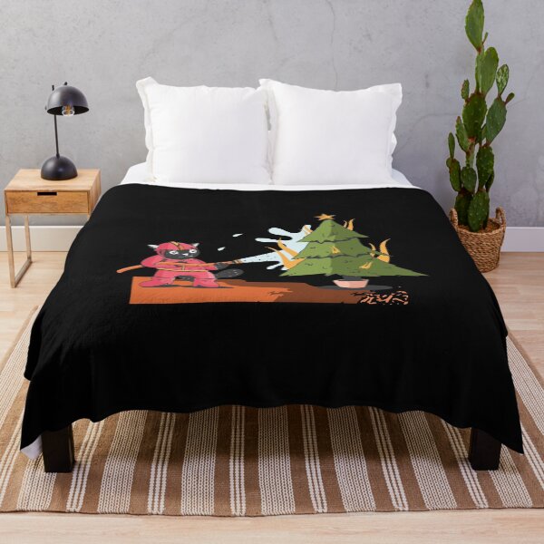 Item preview, Cat extinguishes Christmas tree fire department designed and sold by Dibbelchen.