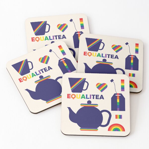 Item preview, Equality Equalitea Tea Pride Pun Design designed and sold by StudioUnrefined.