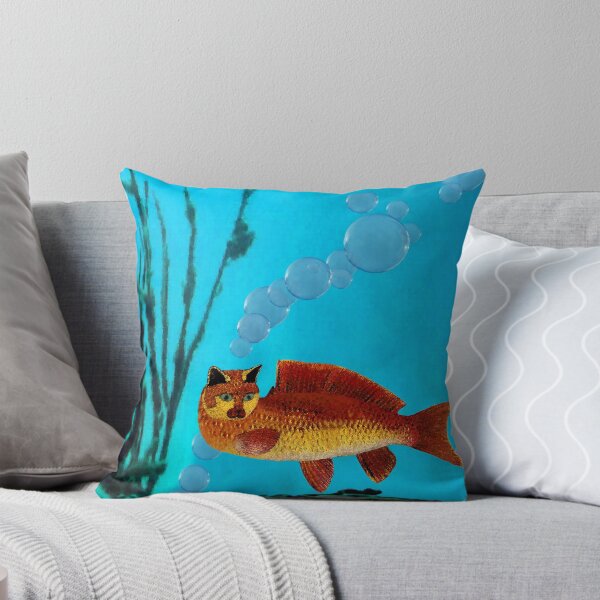 Item preview, Gold Fish Kitty designed and sold by Loveday Funck.