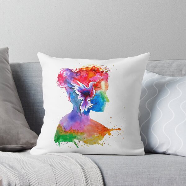 Item preview, Inner Lands - Woman Silhouette with bird designed and sold by Elaine Puhek.