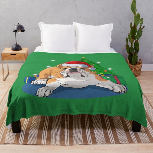 Item preview, English Bulldog Christmas Tree designed and sold by Nosek1ng.