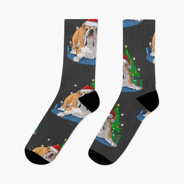 Item preview, English Bulldog Christmas Tree designed and sold by Nosek1ng.