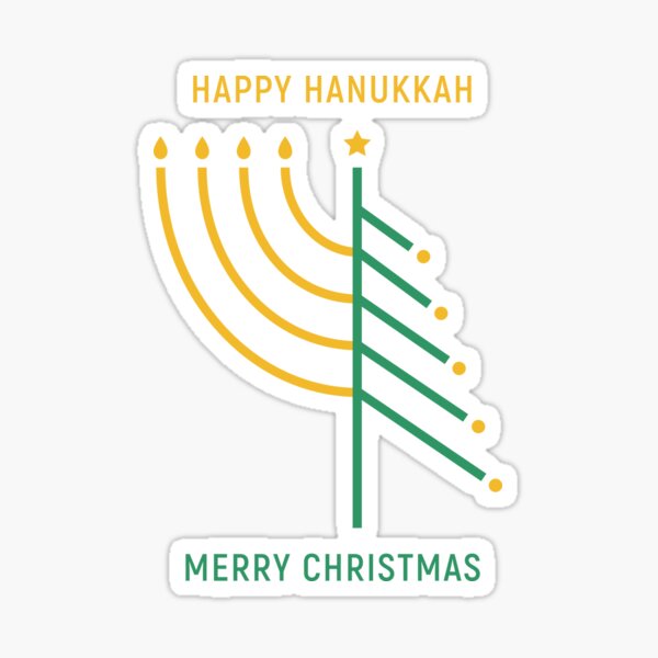 Artikel-Vorschau von Frohe Weihnachten, glückliche Chanukka-Karte, designt und verkauft von beakraus.