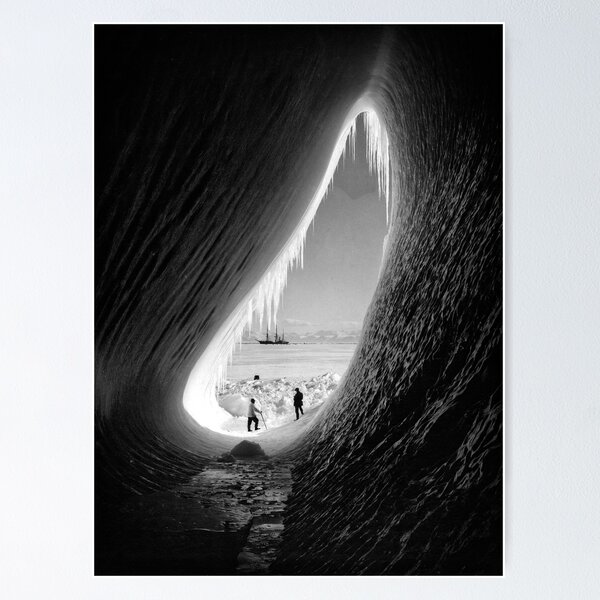 Item preview, Grotte in einem Eisberg - 1911 designed and sold by BritishYank.