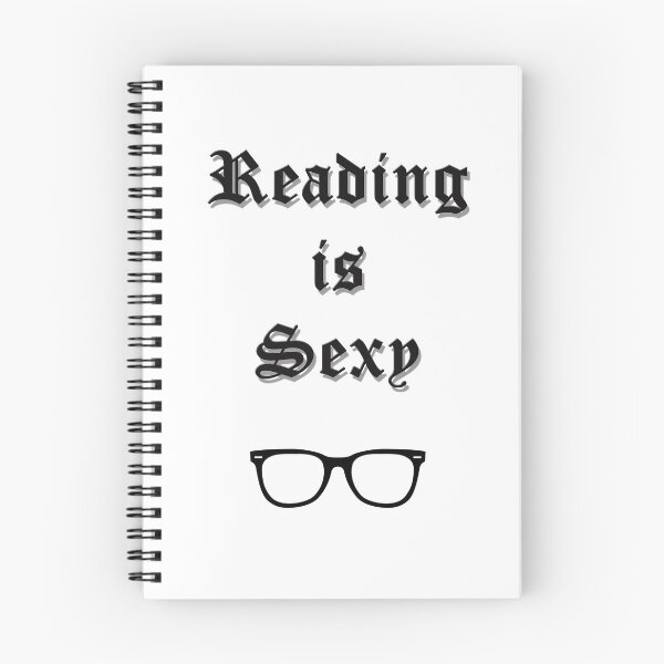 Aperçu de l'œuvre La lecture est sexy - Noir créée et vendue par EachPage Designs.
