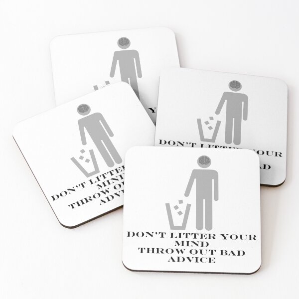 Item preview, Don't Litter Your Mind Throw Out Bad Advice designed and sold by Ndigwan.