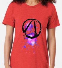 vault symbol iridium Tri-blend T-Shirt