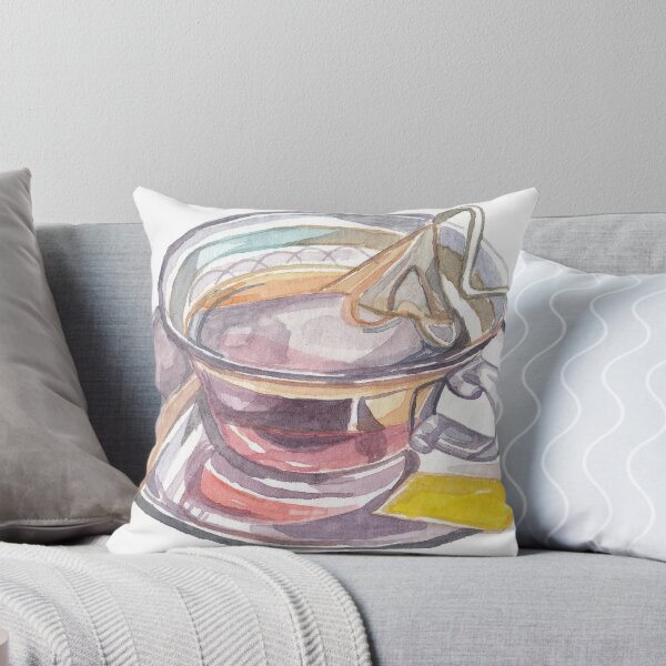 Item preview, Colourful fruit tea watercolour illustration designed and sold by Leiah Williams.